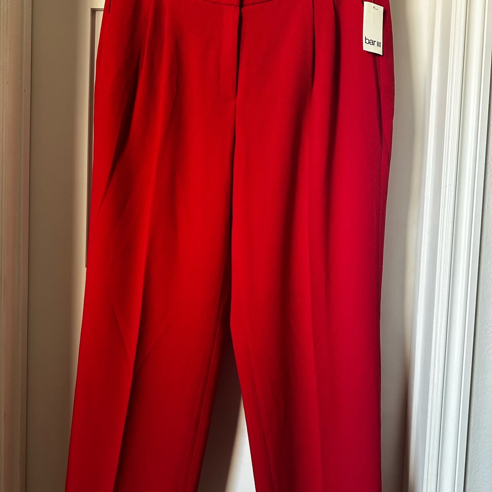 Bar III Bold Red Women's Skirt